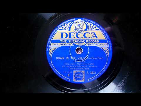 (1932) Down in the Valley - Roy Fox and His Band