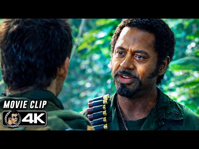 TROPIC THUNDER | Never Go Full R*tard (2008) Movie CLIP 4K SDDEFAULT Thumbnail