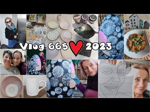 Vlog 665/23 - pracuji, maluji, učím