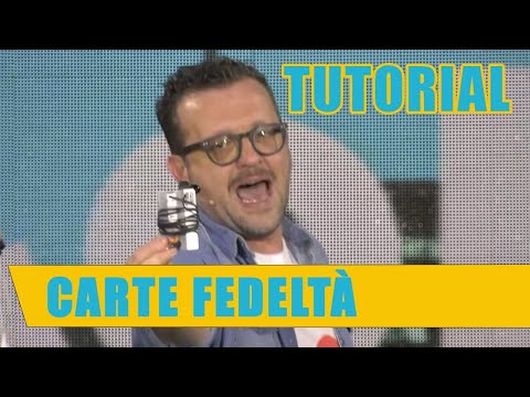 Riutilizzare le carte fedeltà - Tutorial | Vincenzo Albano a Zelig Time 2018 (pt 5)