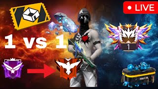 🔴 [LIVE] BR Rank Push Diamond To Heroic | With Fullfun Gameplay 🎮| Also [Custom] 1vs1 |