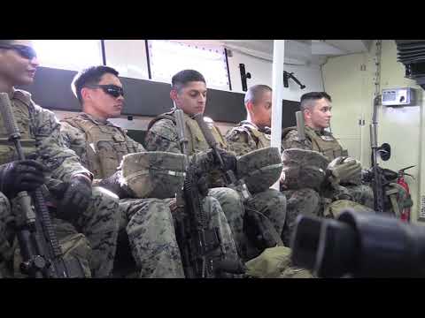 U.S. Marines Conduct Boat Insertion on CB-90