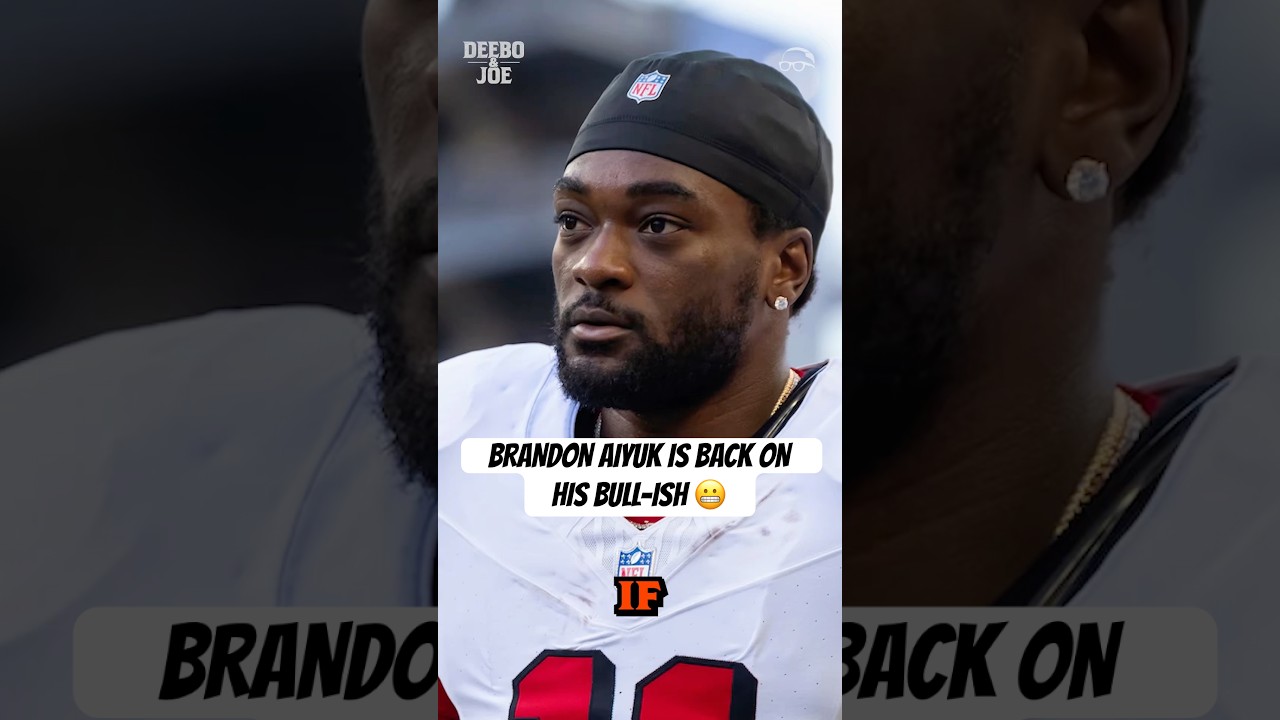 Brandon Aiyuk is back on his bull. You don’t want or need this type of attention 😬#DeeboAndJoe