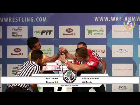 Vasilii SOROKIN (Russia) vs Alin TUDOR (Romania) - XL WORLDARM 2018