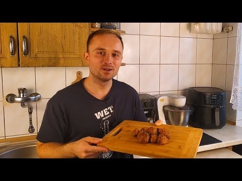 Pieczarki w chrupiącej panierce z Air Fryer