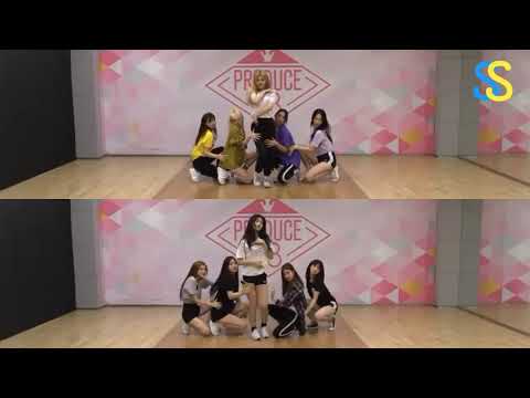 Produce 48 - Dance Practice "RUMOR" | Compilation Team 1 & Team 2