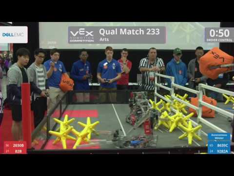 2017 VRC Arts Q233 - 2030B 82B vs 8639C 9282A - 17 to 37