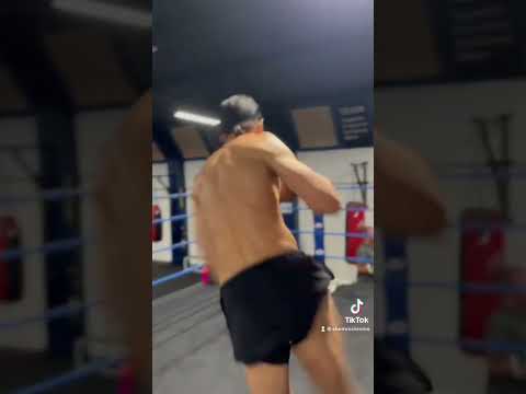 Bag work in Dublin Combat Academy