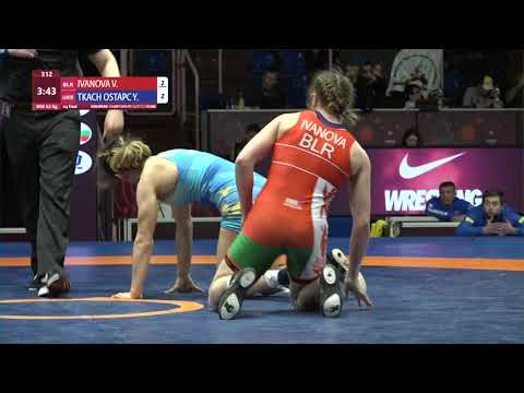 1/4 WW - 62 kg: V. IVANOVA (BLR) v. Y. TKACH OSTAPC (UKR)