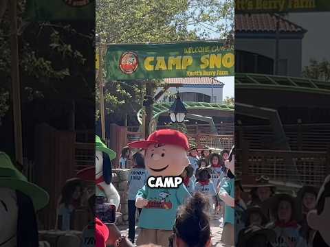 Grand reopening of Camp Snoopy at Knott’s Berry Farm! #shorts