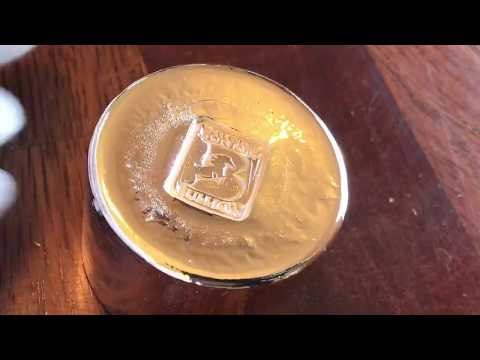 20 Oz Cast Button P6P01: Deep Cratered, Texture Top & Mirror Finish