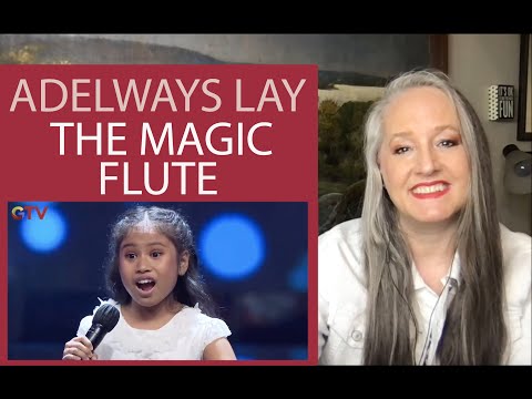 Voice Teacher Reaction Adelways Lay - Magic Flute - Blind Auditions | Voice Kids Indonesia