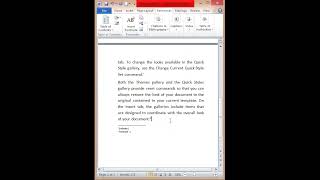 Footnote and Endnote #ms  #msword #footnote #endnote #2010
