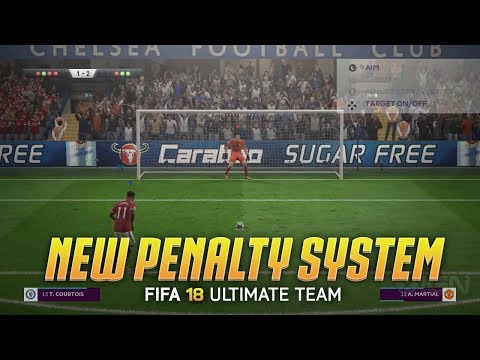FIFA 18 NEW PENALTY SYSTEM! (Chelsea vs Man United Penalty Shootout)