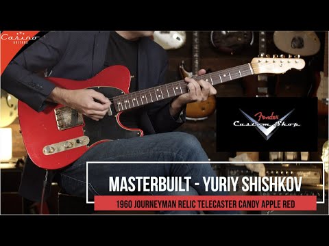 (pre-owned) Fender Custom Shop Masterbuilt Yuriy Shishkov 1960 Journeyman Relic Telecaster Candy Apple Red image 10