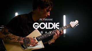 Video thumbnail for Ernie Ball Music Man Minute: Dustin Coon Demos the St. Vincent Goldie by Ernie Ball
