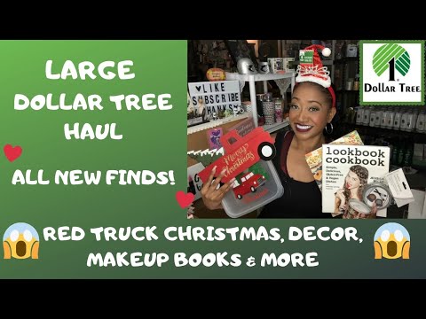 LARGE DOLLAR TREE HAUL|ALL NEW FINDS|CHRISTMAS DECOR CANDLES MAKEUP & MORE WOW TONS OF NEW😍 Video