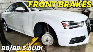 Audi A4 Front Brake Replacement (B8, B8.5)