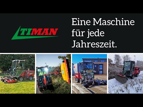 Multifunktionaler Geräteträger | Timan 3330 mit patentierte Technologie | Kommunalmaschine