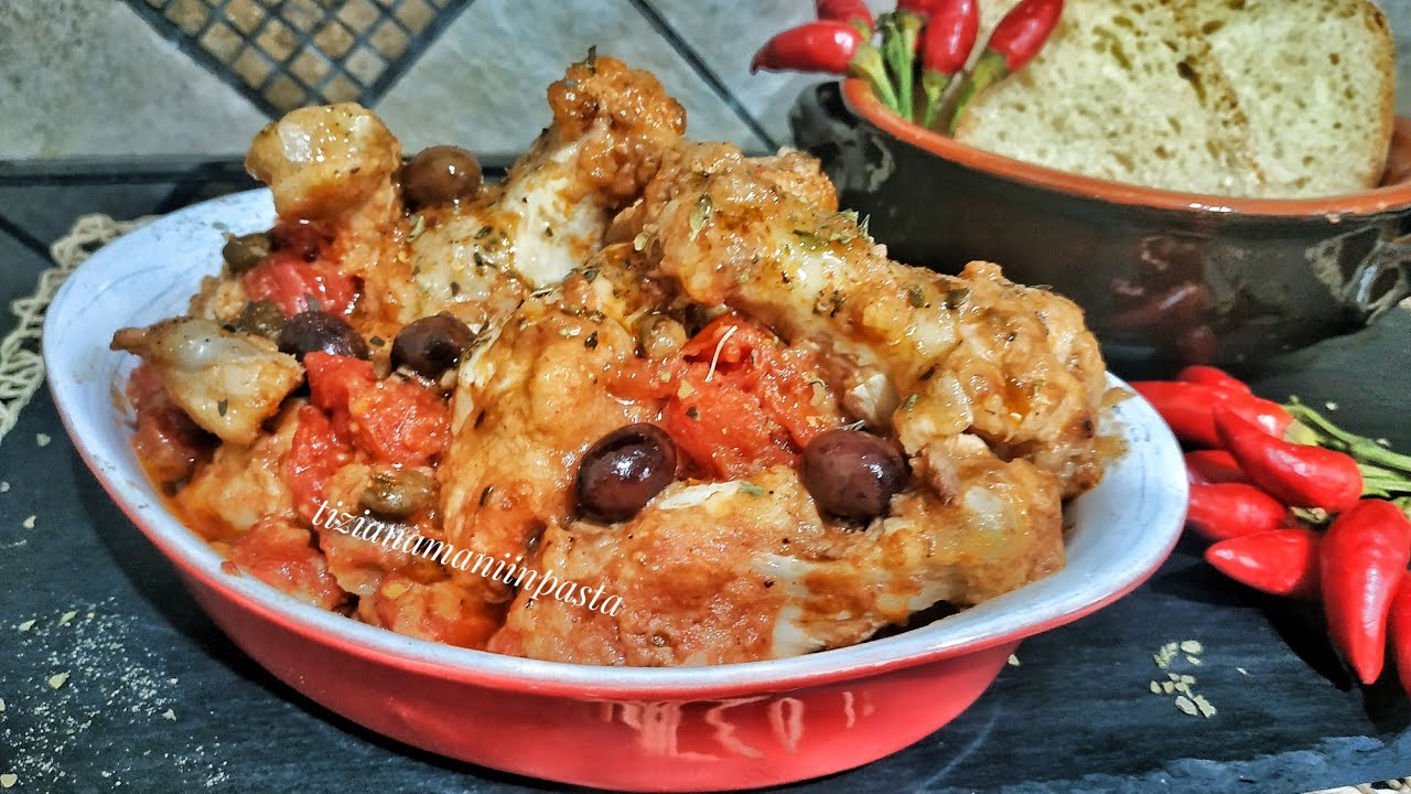 ALETTE DI POLLO ALLA PUTTANESCA
