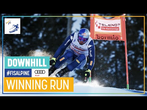 Dominik Paris | Men's Downhill #2 | Bormio | 1st place | FIS Alpine