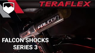 TeraFlex 5 - 6 Inch Lift Falcon Series 3.3 Fast Adjust Piggyback Shock  Absorber Kit - 02-01-33-400-406