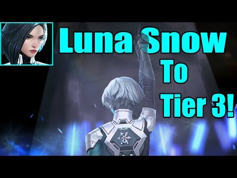 Luna Snow to Tier 3!! (Marvel Future Fight)