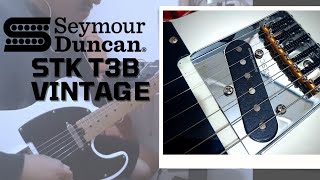 Video thumbnail for Seymour duncan STK T3B Vintage / Vintage stack bridge for telecaster | Sound test overdrive by M. Ilmi channel