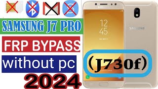 Samsung j7 pro frp bypass without pc / Samsung j730f frp bypass / j7 pro frp