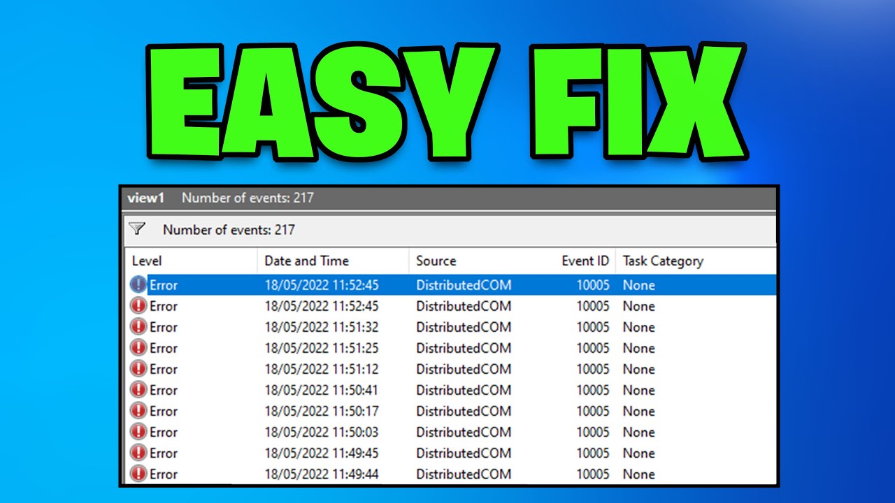 How To Fix DistributedCOM Error 10016 - NEW 2025⚠️✅