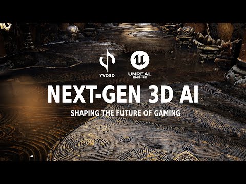 Unreal Engine Environment Generated with YVO3D AI — Next-Gen 3D Is Here