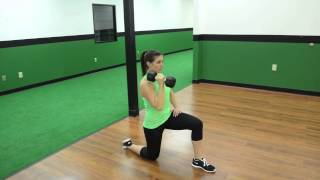 191. Kneeling Single Arm Dumbbell Shoulder Press