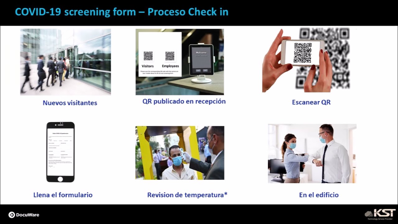 Retorno seguro a la Oficina con DocuWareUsando eForms y QR