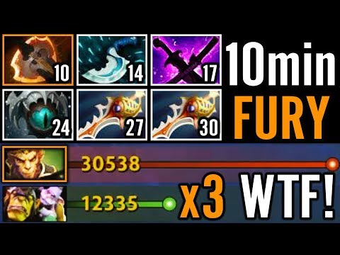 10Min Fury X3 Networth of Alchemist WTF is this FARM Ah.Jit Moneky King Gameplay Dota 2