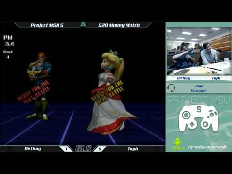Project MSU 5 $20 MM - Dirtboy (Peach) vs. Toph (Falcon)