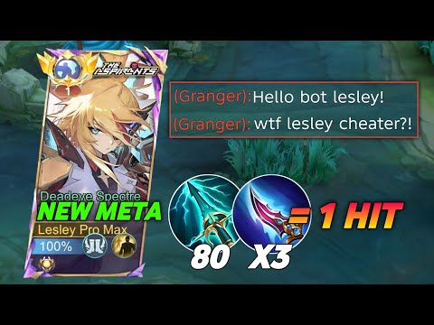 GLOBAL LESLEY META BEST BUILD & EMBLEM FOR AUTO WIN STREAK 2026! BUILD TOP GLOBAL LESLEY 2026 - MLBB