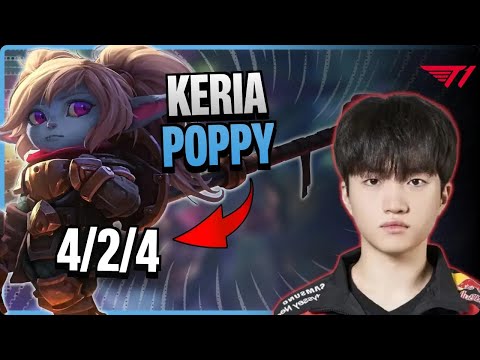 T1 Keria UTILITY Poppy vs Gragas | 15.9