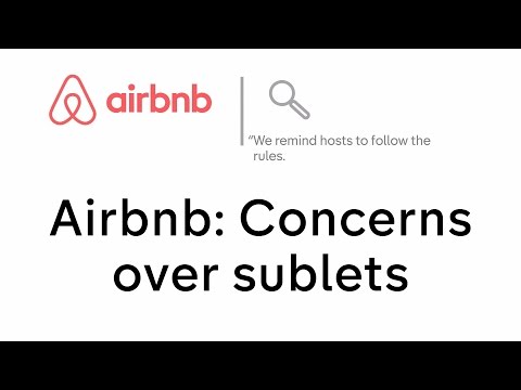 Airbnb: Council concern over sublets
