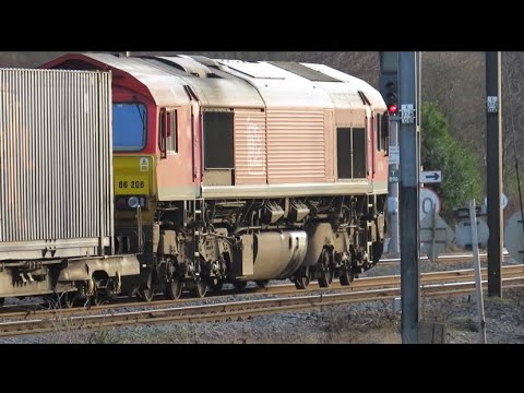 66206 passes Darlington | 4E98 Mossend Euroterminal to Tees Dock Bsc Export Berth | 18/01/20