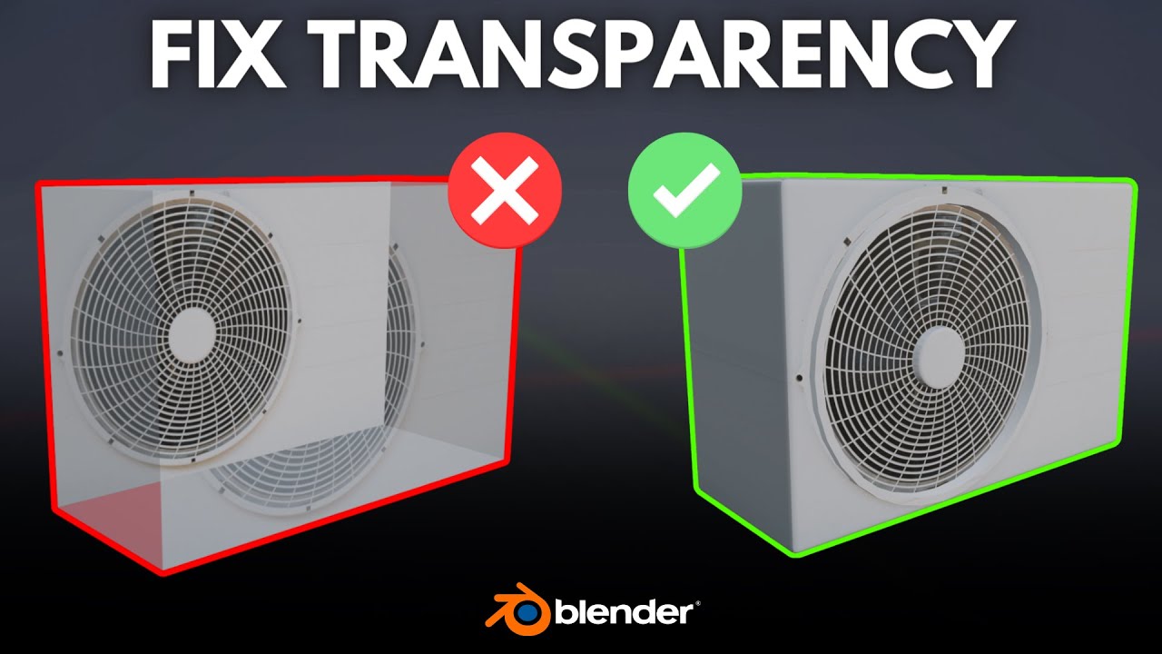 Fix Image Transparency Issue in Blender!