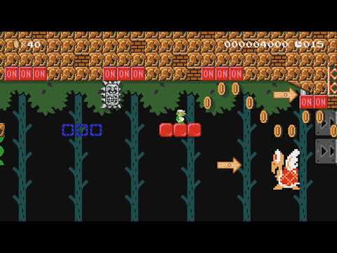 Exciting Switch Speedrun! [20s] by Davii♪ - Super Mario Maker 2 - No Commentary 1bu