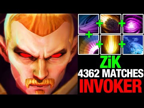 ZiK 4362 MATCHES INVOKER! BRUTAL AND INSANE INVOKER PLAYS - DOTA 2 GAMEPLAY