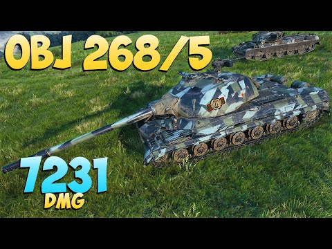 Obj 268/5 - 5 Kills 7.2K DMG - First battle! - World Of Tanks