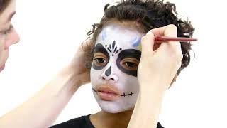 Snazaroo - Halloween Kids Sugar Skull Tutorial - social edit