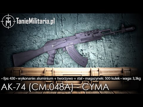 AK-74 (CM.048A) FIRMY CYMA - TANIEMILITARIA.PL