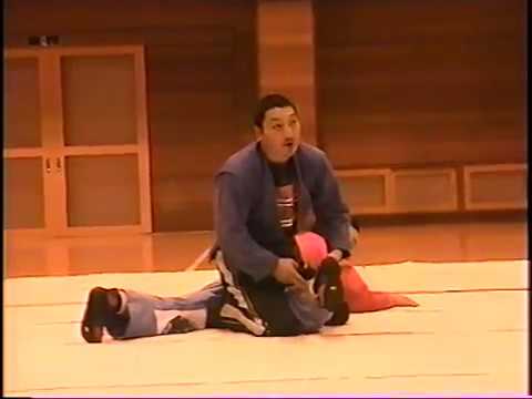 サンボの技術　スローテンポの巴投げからアキレス絞め（アキレス腱固め）