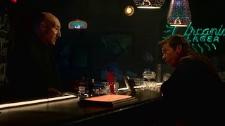 Picard And His Son Chatting At 10 Forward - Holodeck Scene -  Star Trek Picard S03E04