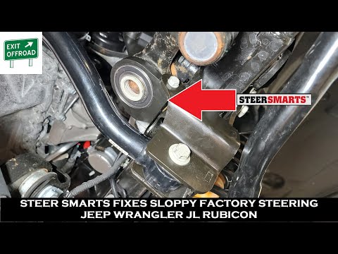 Steer Smarts fixes sloppy steering! Jeep Wrangler JL Rubicon brace installation