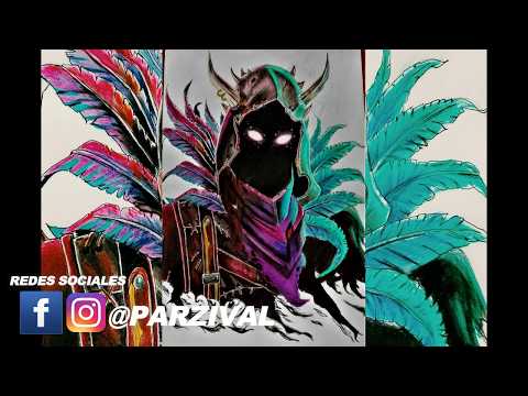 Llama dj fortnite skin dibujo