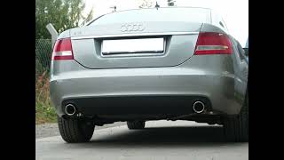 Video: Fox Edelstahl Duplex Sportauspuff-Komplettanlage ab Kat Audi A6 4F Typ C6 4.2 quattro Video: Fox Edelstahl Duplex Sportauspuff-Komplettanlage ab Kat Audi A6 4F Typ C6 4.2 quattro